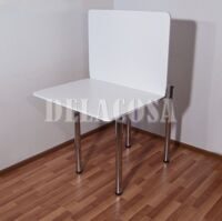 Стол ломберный (раскладной) 60+60х80х75см ЛДСП хром.ножки